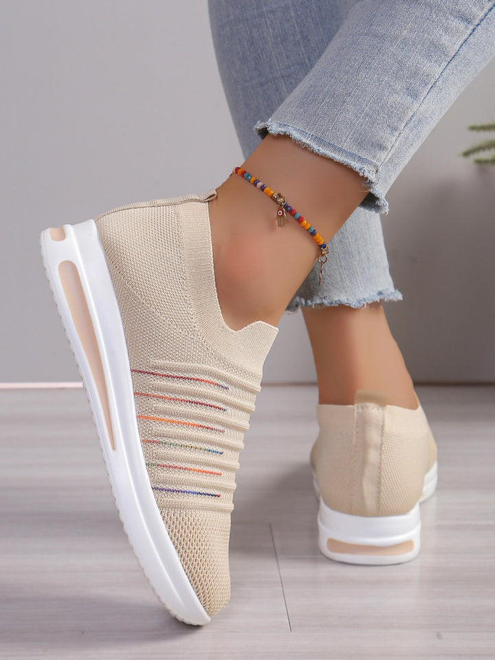 EJC Breathable Mesh Wedge Sneakers