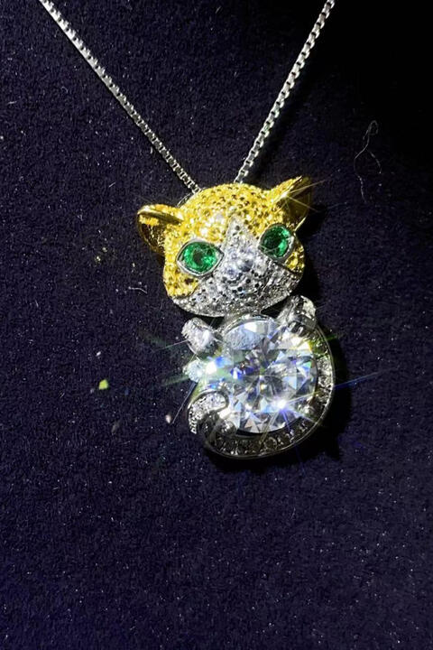 EJC 2 Carat Moissanite Sterling Silver Necklace