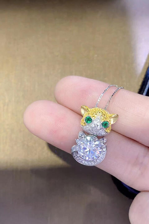 EJC 2 Carat Moissanite Sterling Silver Necklace