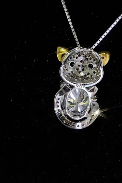 EJC 2 Carat Moissanite Sterling Silver Necklace