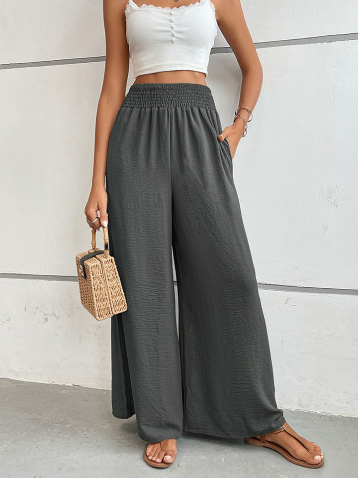 EJC Wide Waistband Relax Fit Long Pants