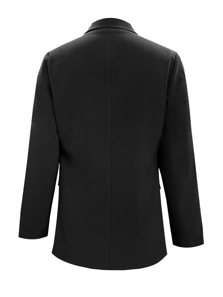 EJC Lapel Collar Long Sleeve Blazer