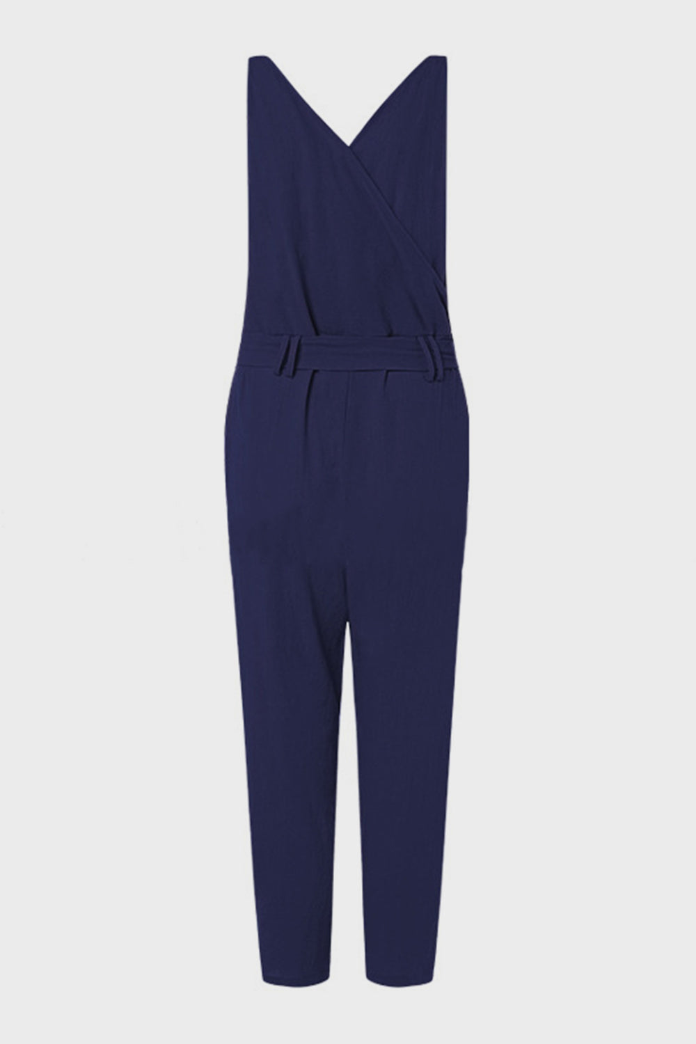 EJC Surplice Sleeveless Jumpsuit