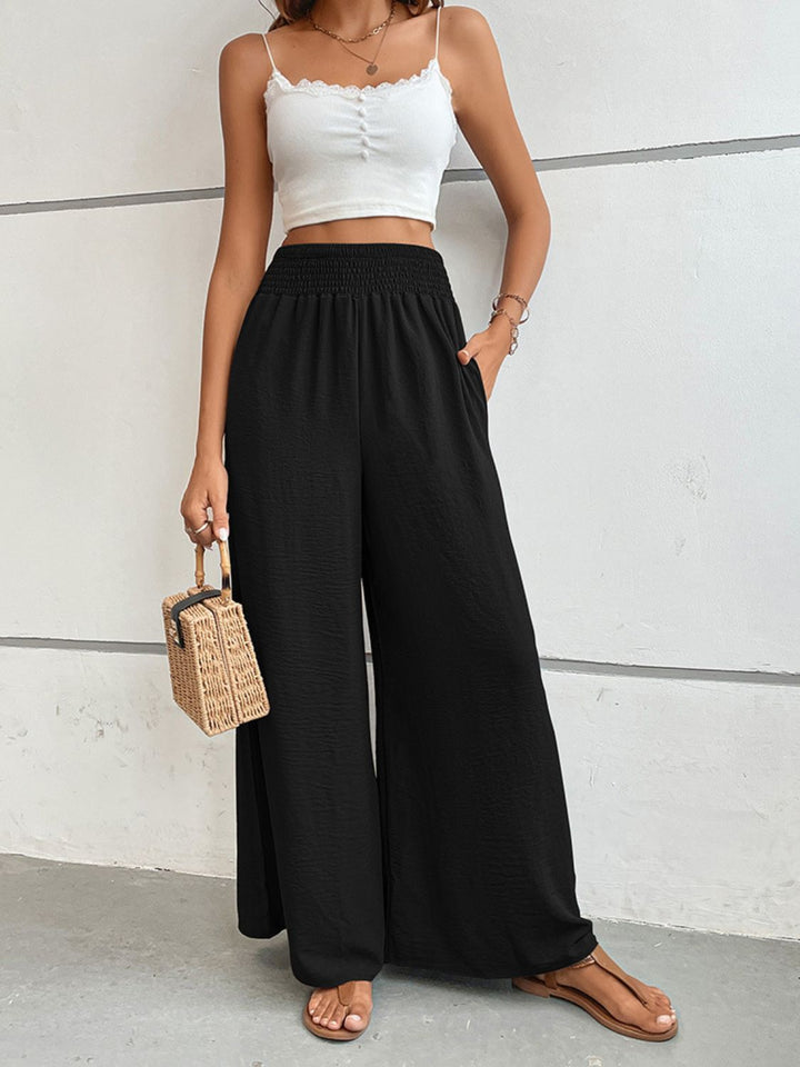 EJC Wide Waistband Relax Fit Long Pants