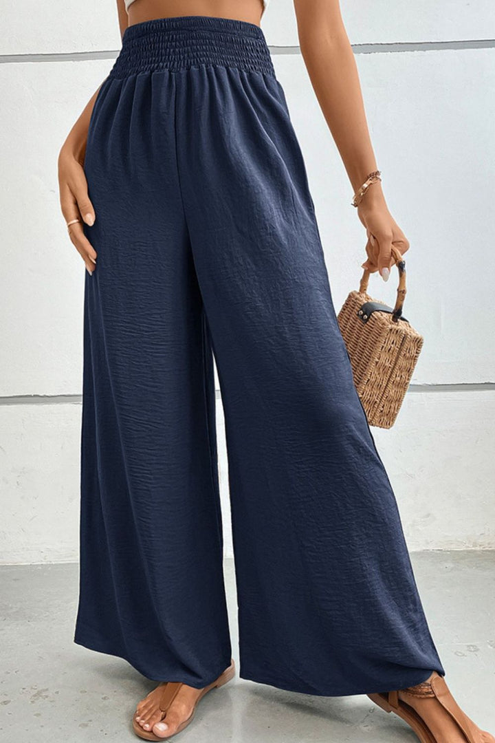 EJC Wide Waistband Relax Fit Long Pants