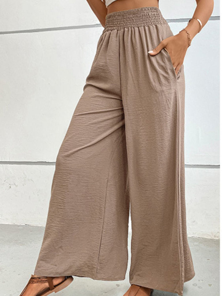 EJC Wide Waistband Relax Fit Long Pants