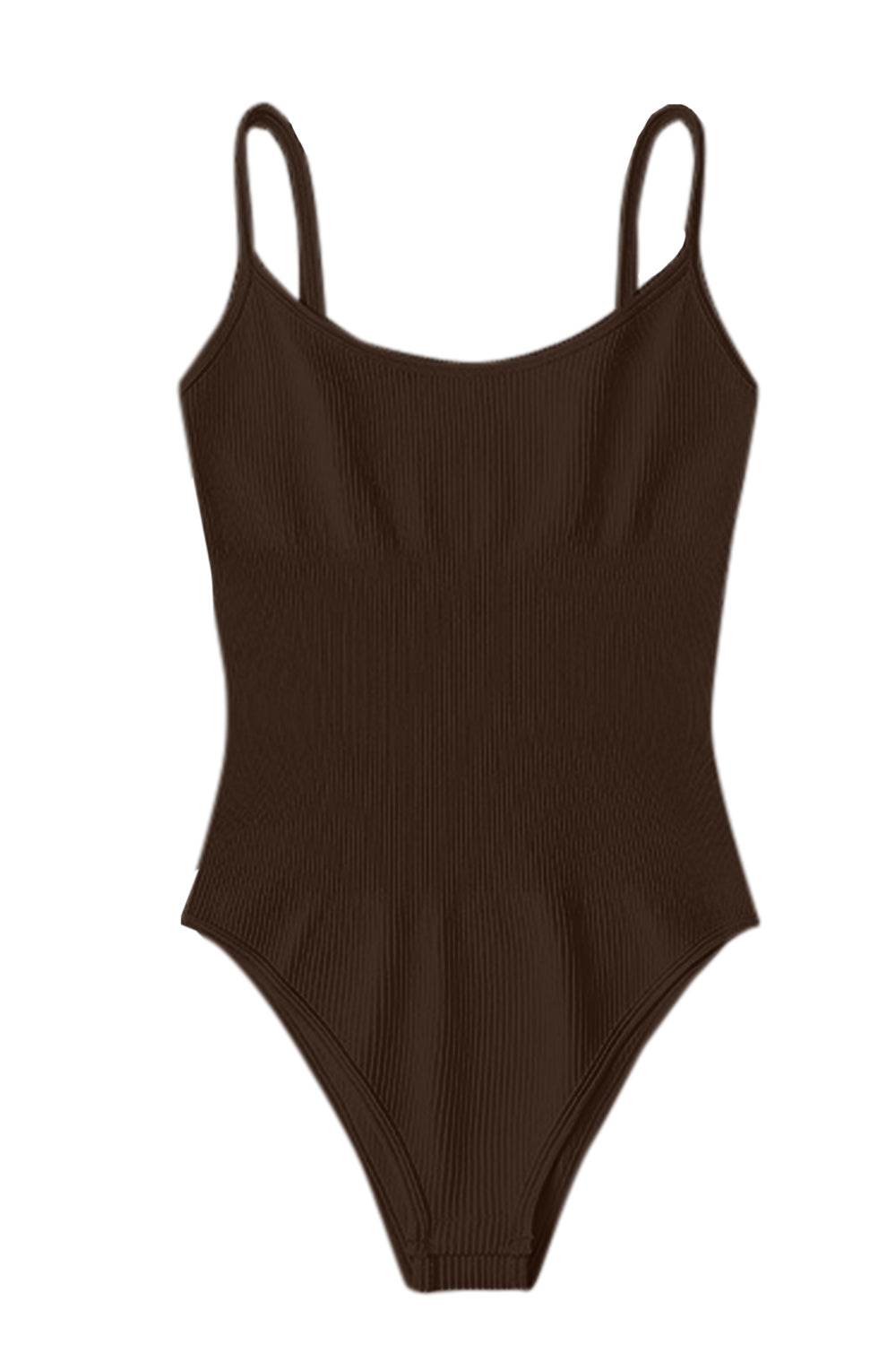 EJC Scoop Neck Spaghetti Strap Active Bodysuit