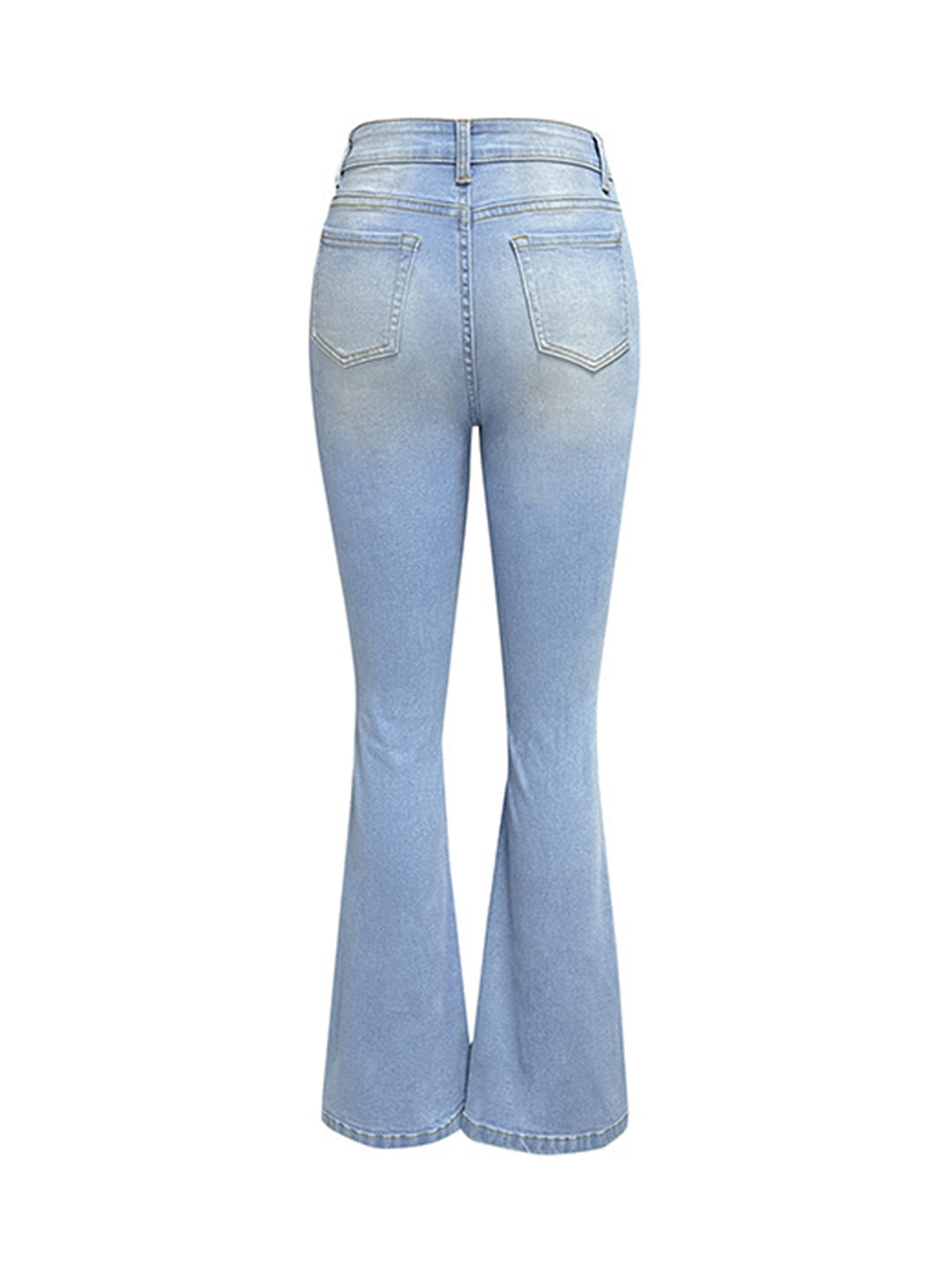 EJC Distressed Bootcut Jeans with Pockets