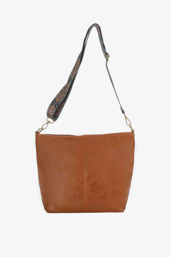 EJC PU Leather Crossbody Bag