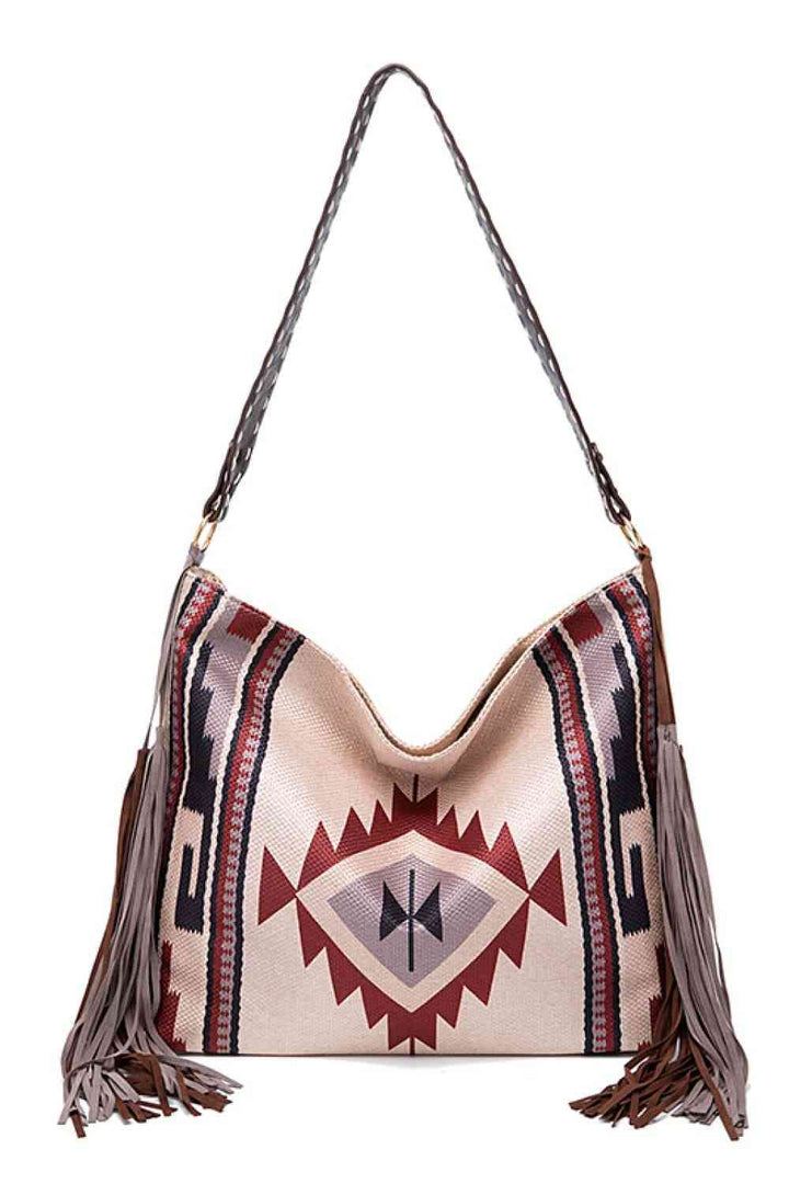 EJC Geometric Canvas Tote Bag