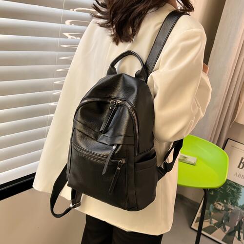 EJC PU Leather Backpack