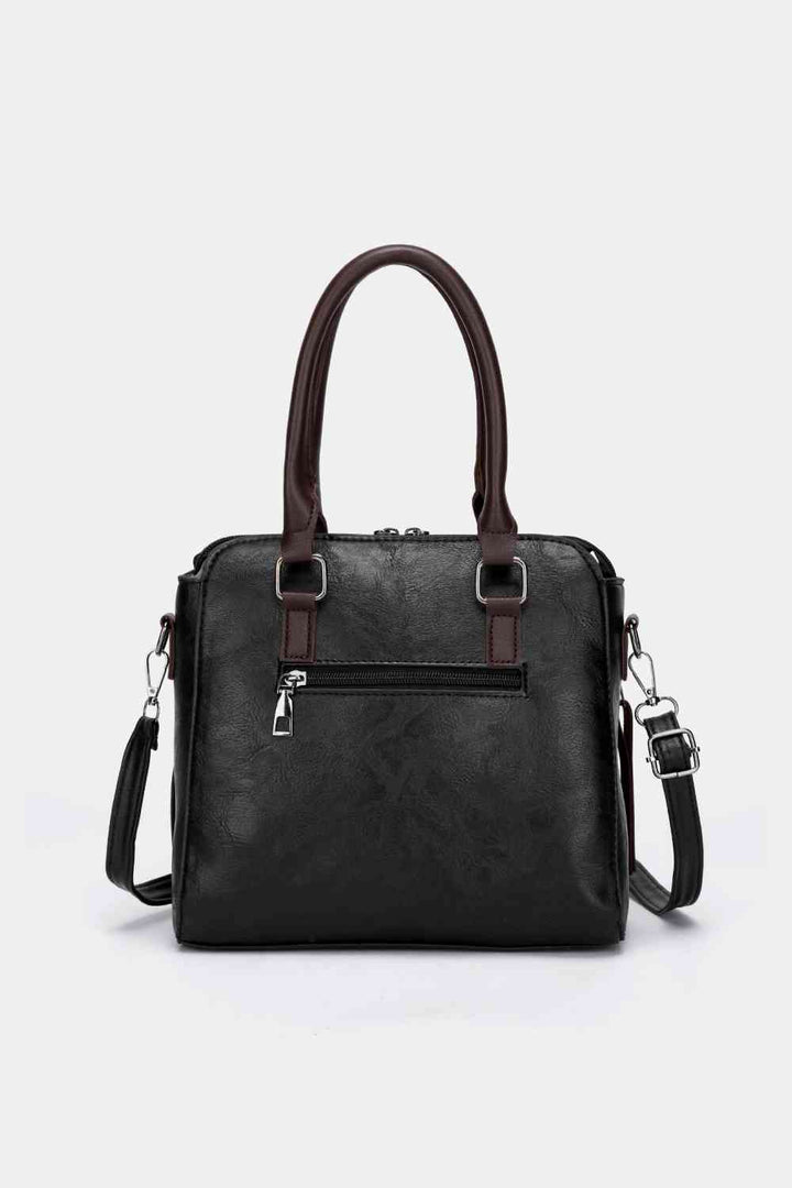 EJC 4-Piece PU Leather Bag Set