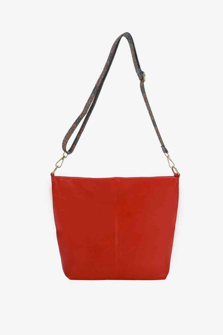 EJC PU Leather Crossbody Bag