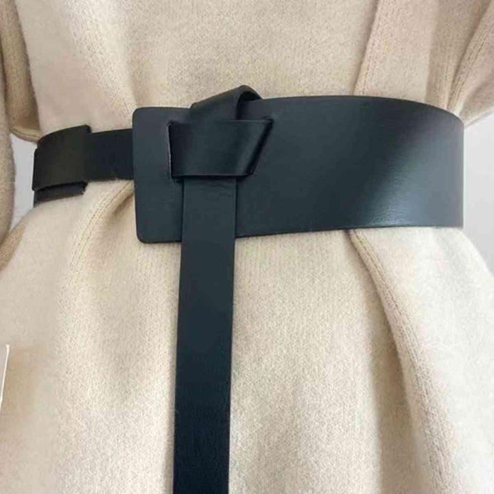 EJC Knot Detail PU Belt