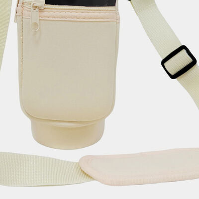 EJC Insulated Tumbler Cup Sleeve With Adjustable Shoulder Strap