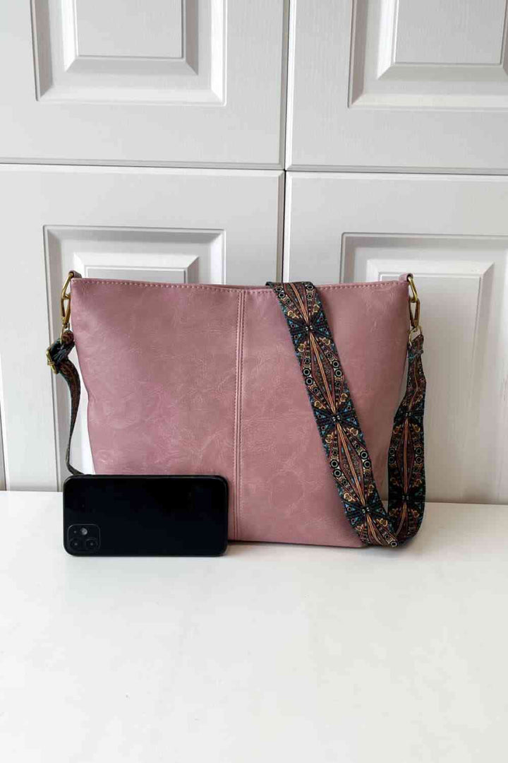 EJC PU Leather Crossbody Bag