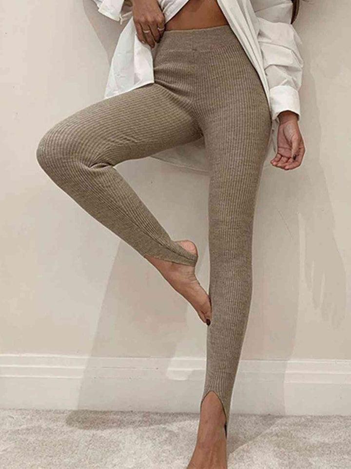 EJC Ribbed Mid Waist Leggings