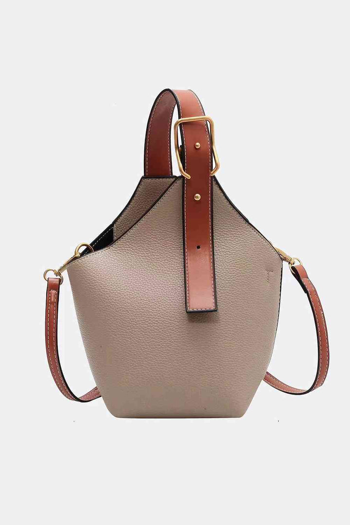 EJC Fashion PU Leather Bucket Bag