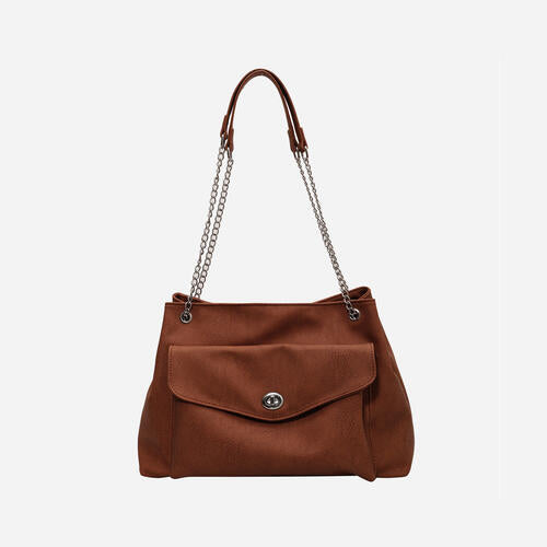 EJC PU Leather Shoulder Bag