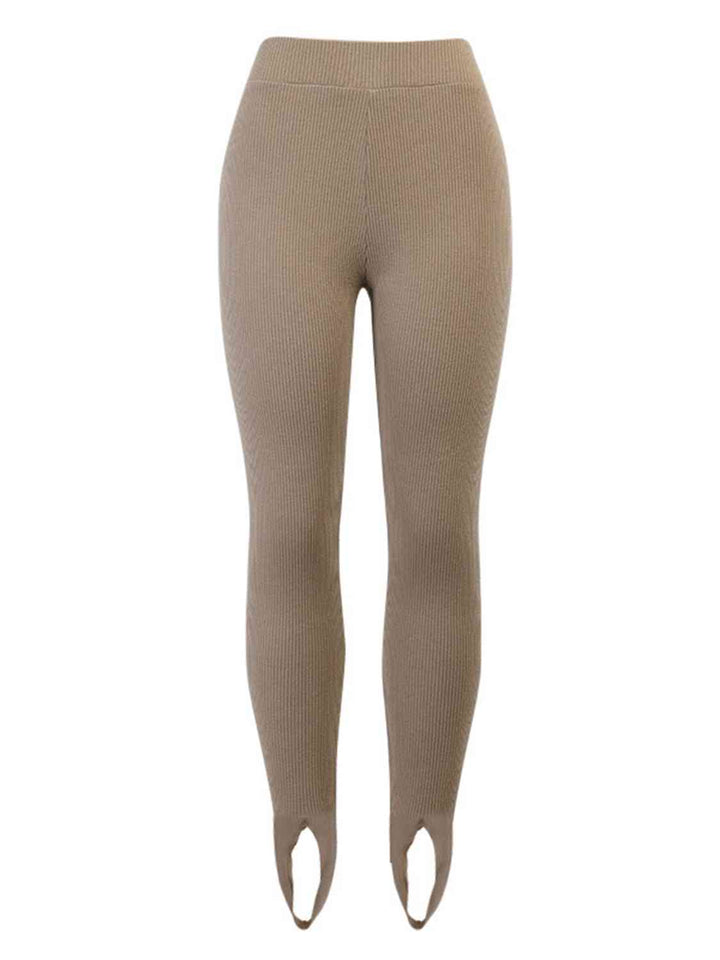 EJC Ribbed Mid Waist Leggings