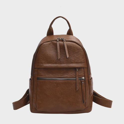 EJC PU Leather Backpack