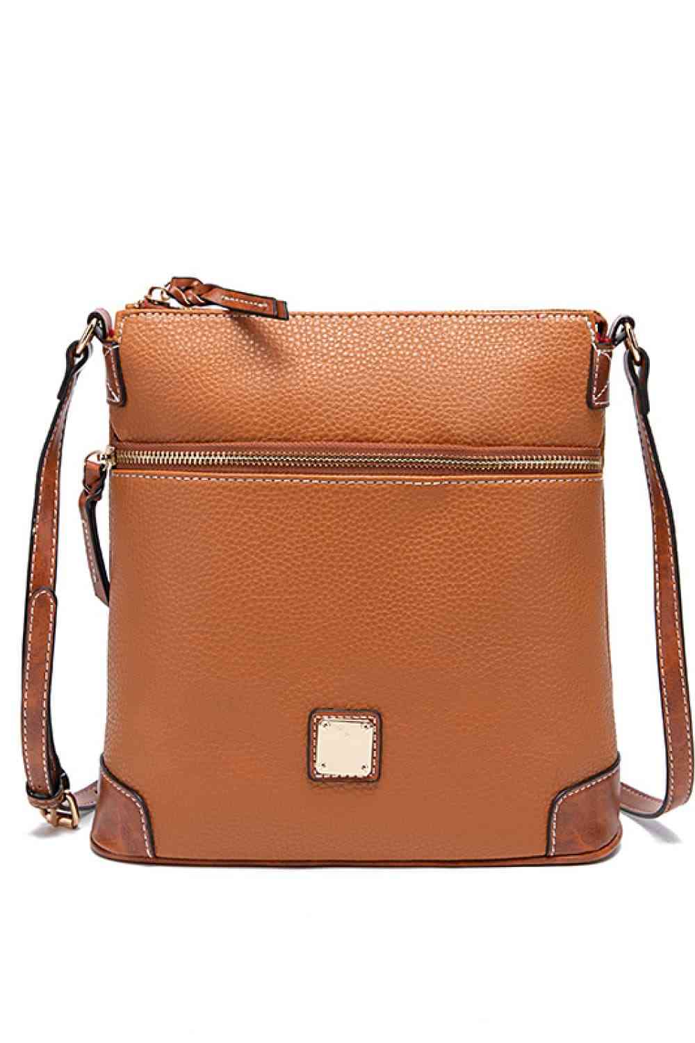 EJC PU Leather Crossbody Bag