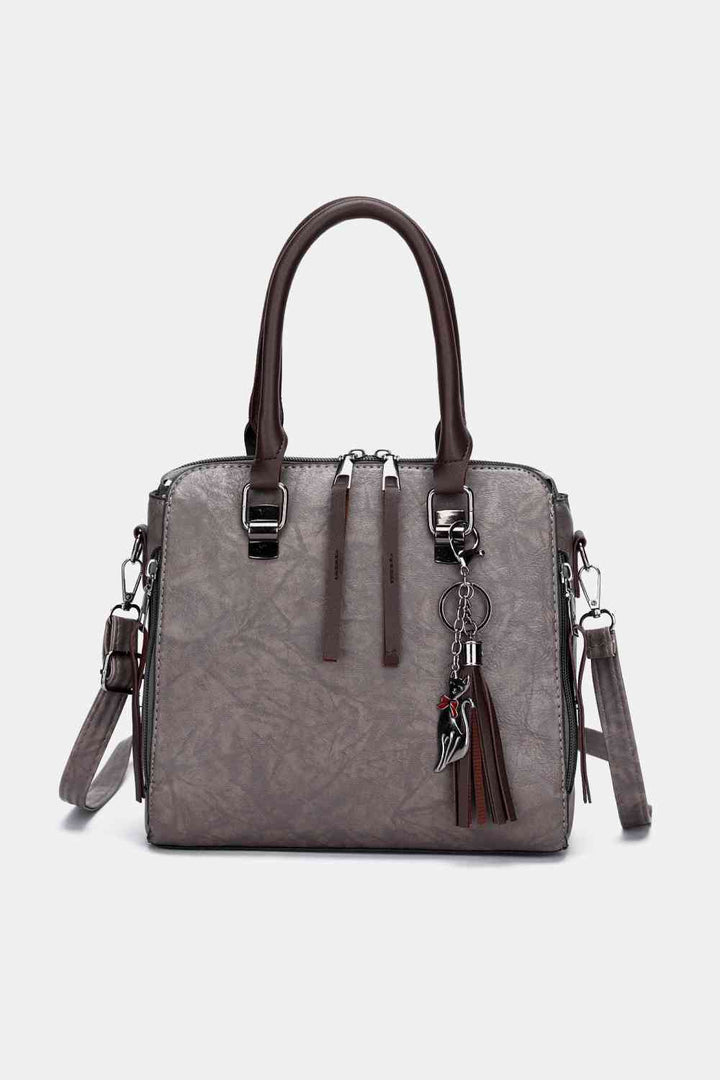 EJC 4-Piece PU Leather Bag Set