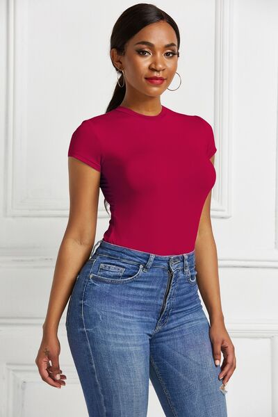 EJC Round Neck Short Sleeve Bodysuit