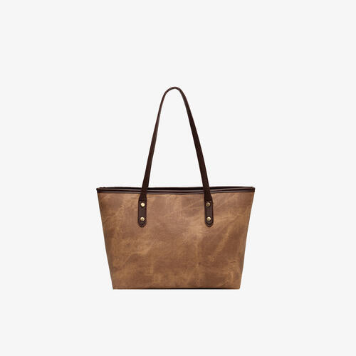 EJC PU Leather Tote Bag