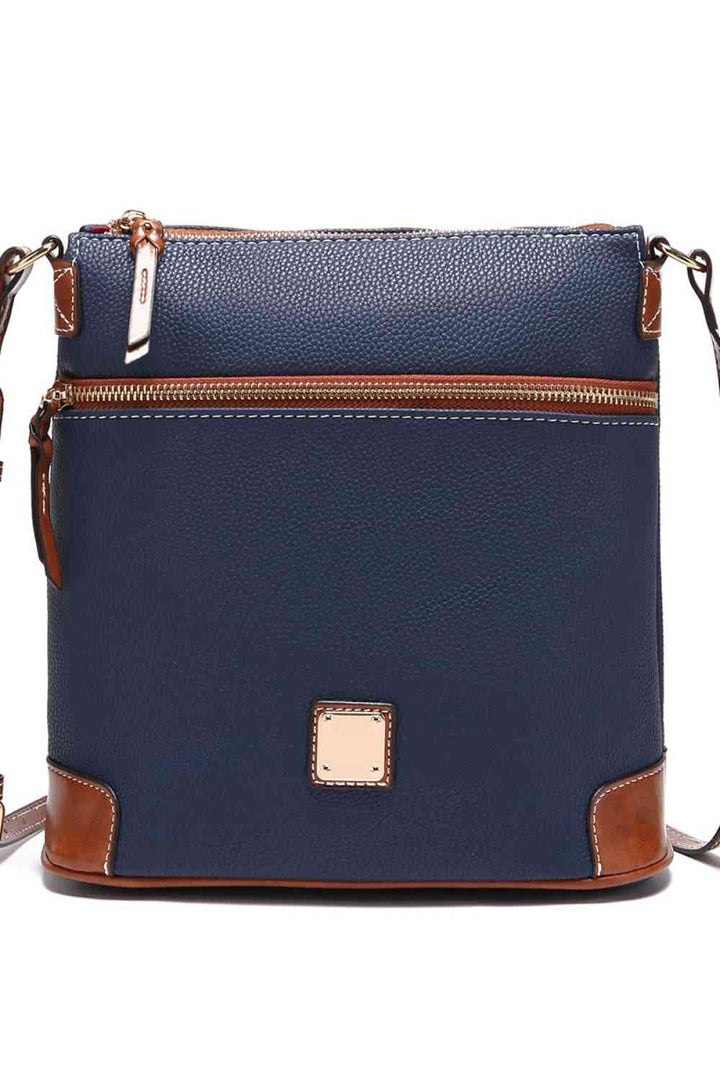 EJC PU Leather Crossbody Bag