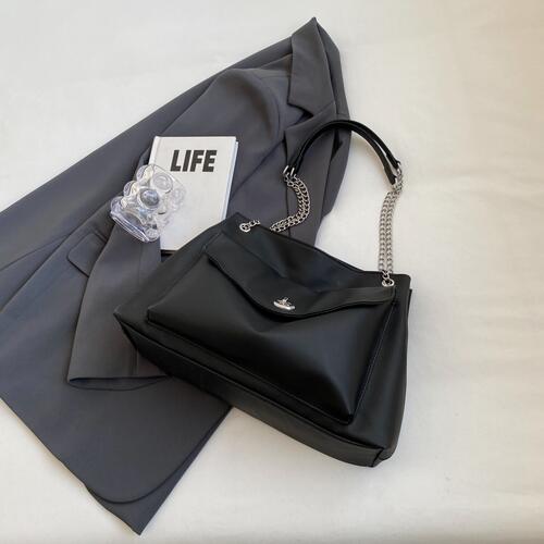 EJC PU Leather Shoulder Bag