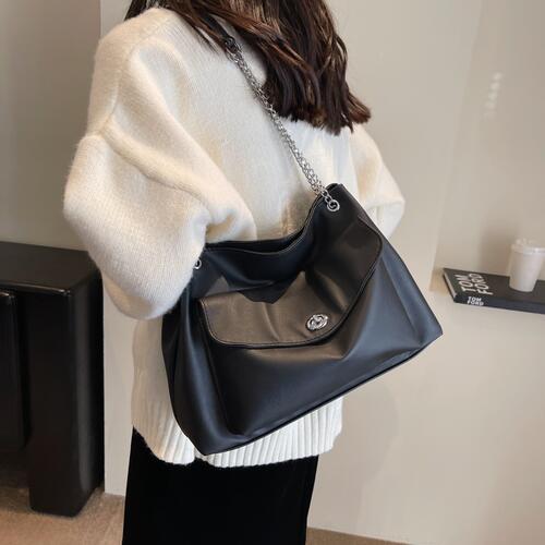 EJC PU Leather Shoulder Bag