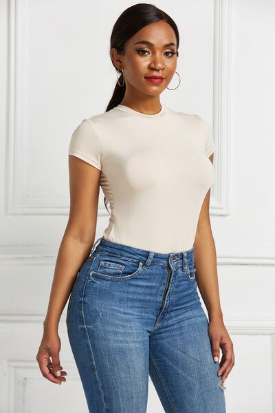 EJC Round Neck Short Sleeve Bodysuit