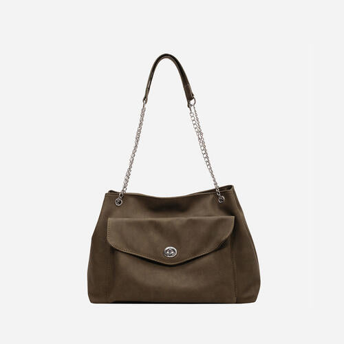 EJC PU Leather Shoulder Bag