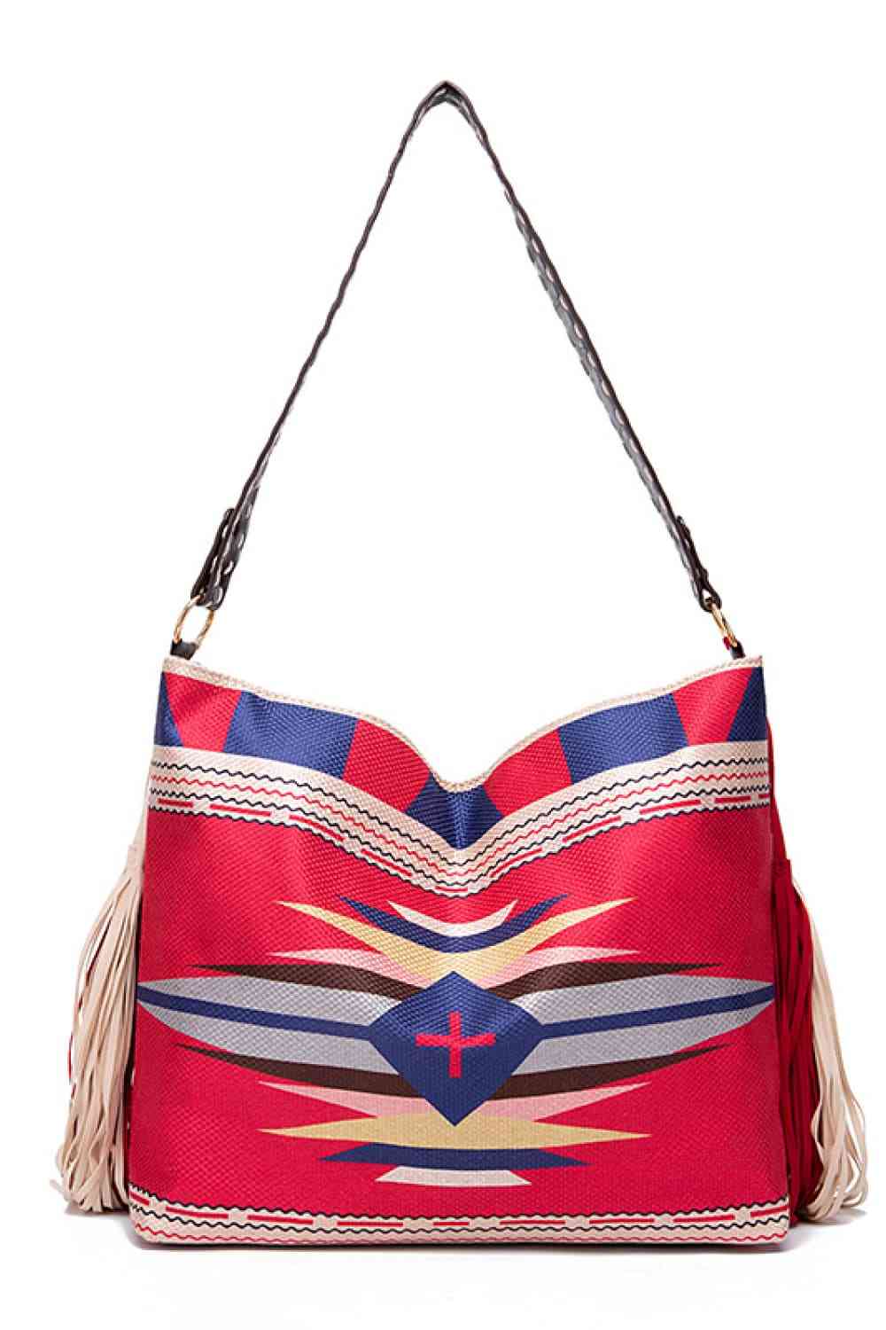 EJC Geometric Canvas Tote Bag