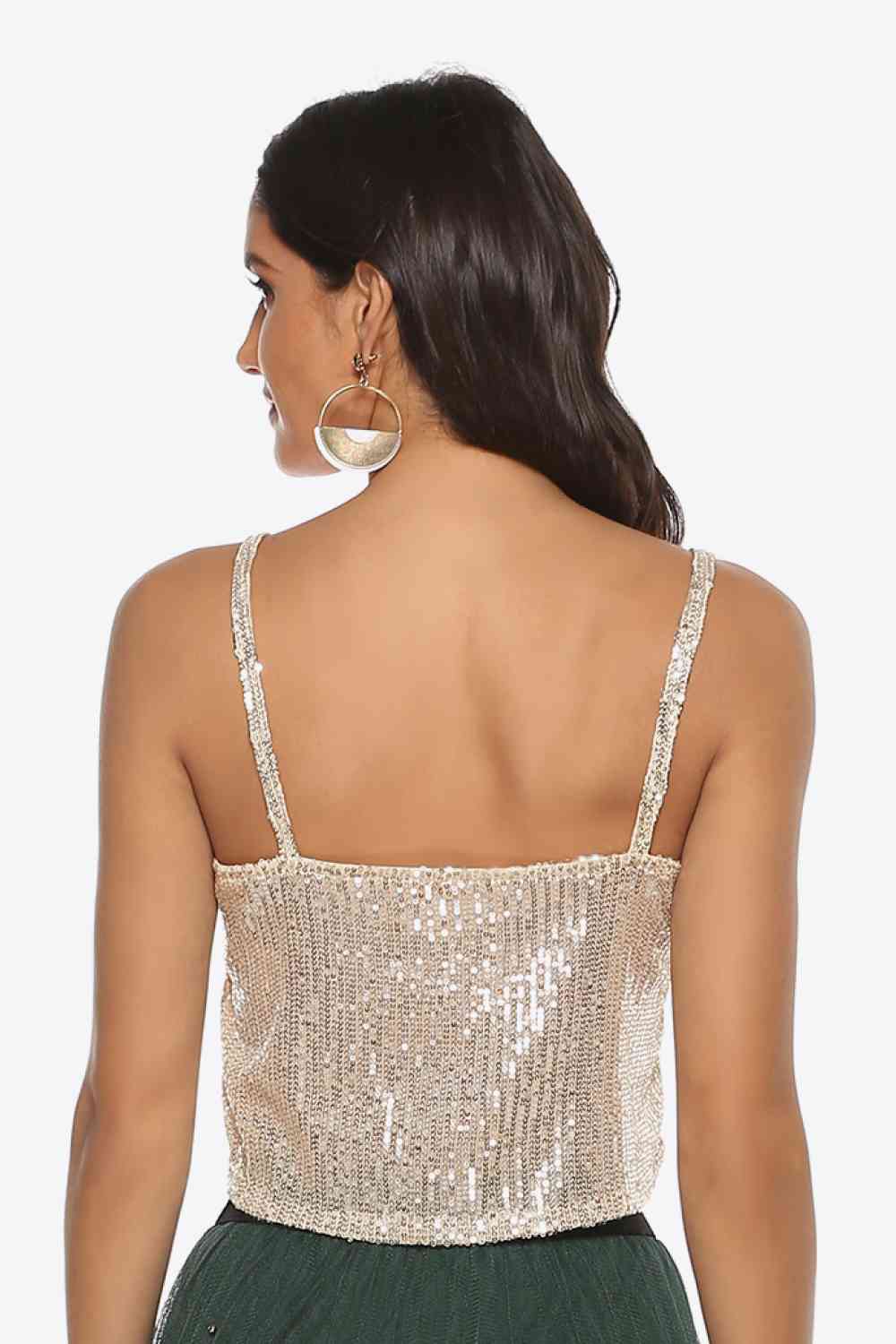 EJC Sequin Cropped Cami