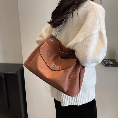 EJC PU Leather Shoulder Bag