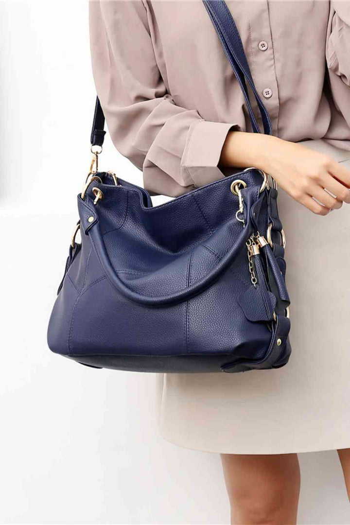 EJC PU Leather Tote Bag