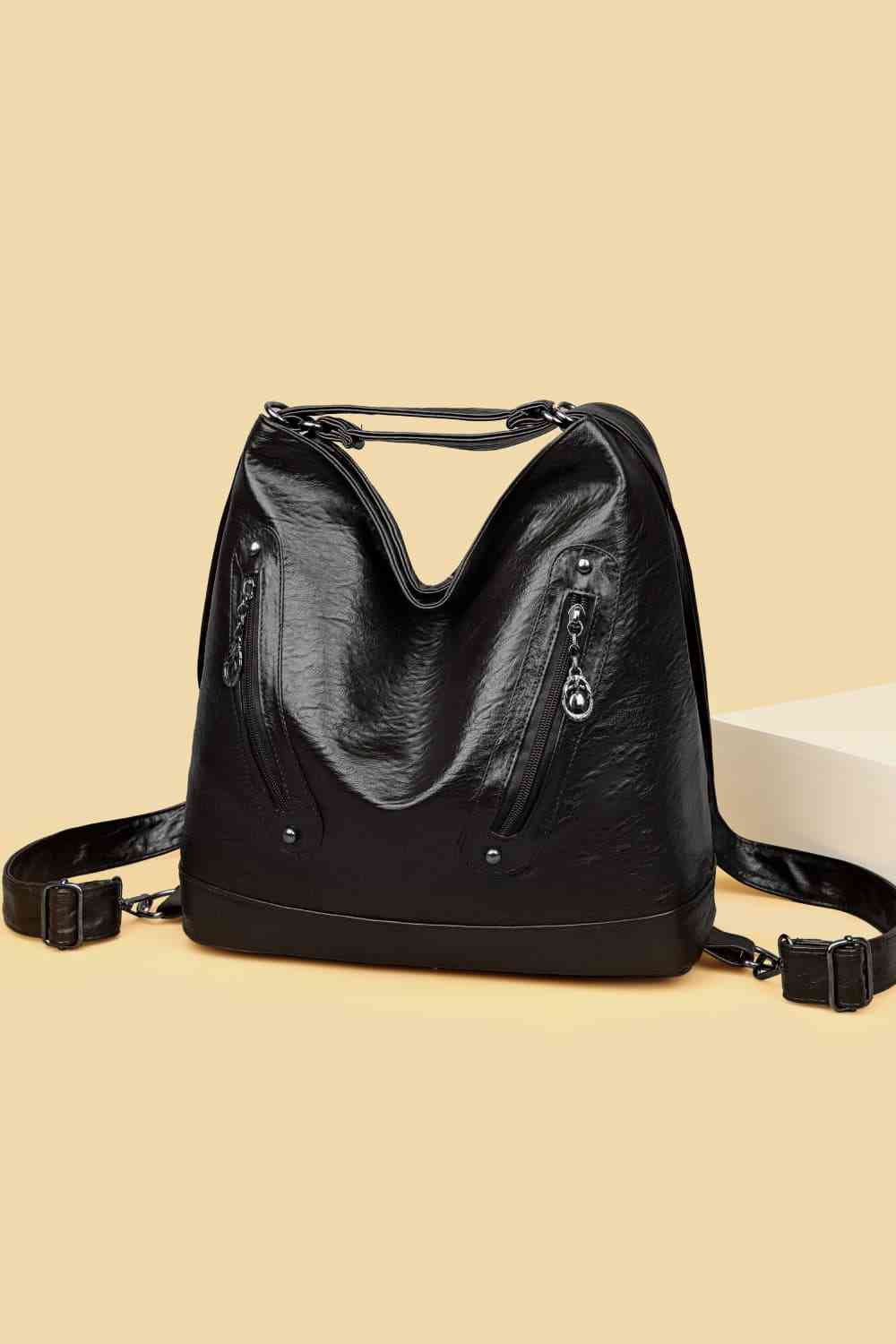 EJC PU Leather Shoulder Bag